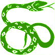 Serpent icon button